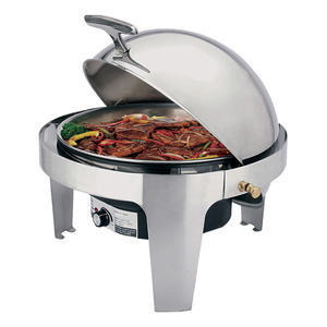 Chafing dish okrúhly s roll-topom