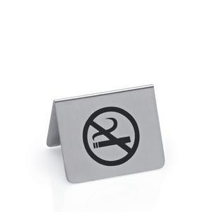 Stojan Zákaz fajčenia nerezový