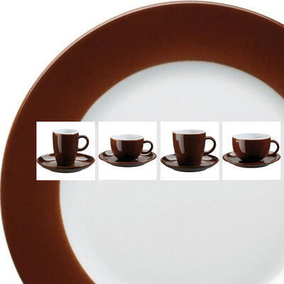 Dekorovaný porcelán Barista mocca, šálka espresso - 0,07 l