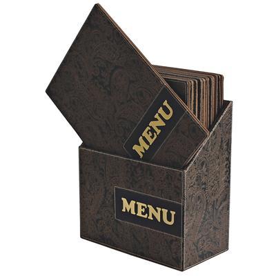 Box s jedálenskými lístkami Design Paisley, Design Paisley - 10 JL + box - A4