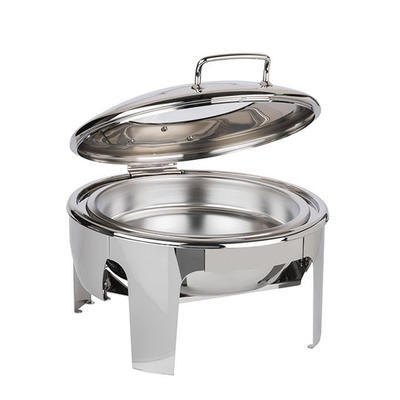 Chafing dish Easy Induction okrúhly, okrúhly - 46 x 50 x 30 cm - 6 l