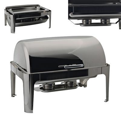 Chafing dish GN 1 / 1-65 mm s rolltopom kombi - 1