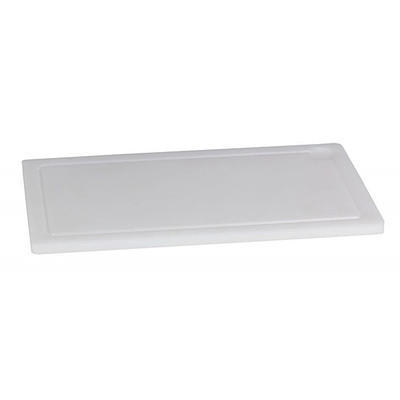 Doska s drážkou pre Gourmet Board GN 1/1, biela - 53 x 32,5 x 1,5 cm