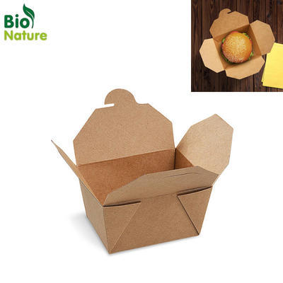 Food box papierový nepremastiteľný S, 110 x 95 x 65 mm - 700 ml - 50 ks