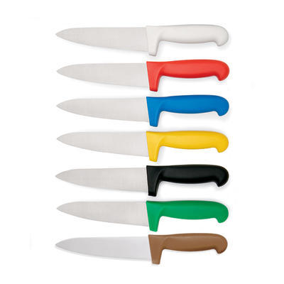 Nôž kuchynský s farebnou rukoväťou HACCP, žltá - 25 cm