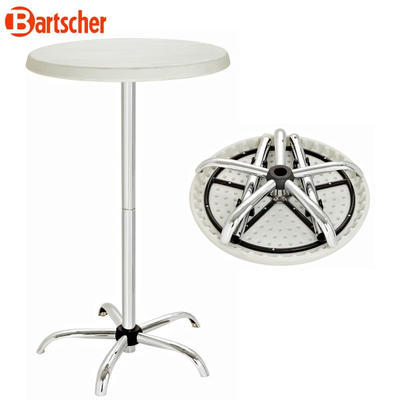 Party stôl skladacie okrúhly Bartscher, 70 cm - 67,5-117 cm - 9 kg - 1
