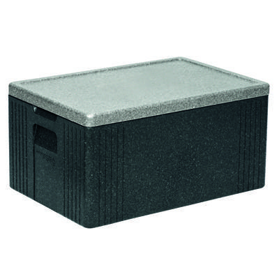 Prepravný termobox GN 1/1 šedý EPP, GN 1/1 (vyšší) - 60 x 40 x 30 cm - 54 x 34 x 24 cm