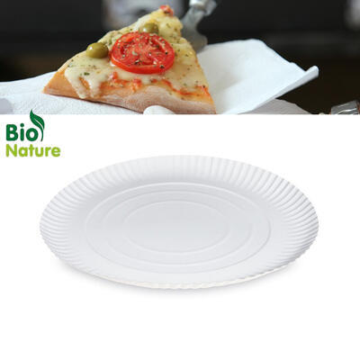 Tanier papierový hlboký bio recykl, tanier hlboký PAP - PR 32 cm