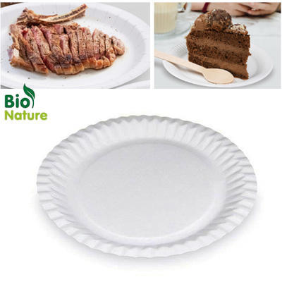 Tanier papierový plytký bio recykl, tanier plytký PAP-Recykl - 18 cm