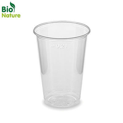 Téglik na pitie z bioplastu kónický, 200 ml - 9,16 x 7 cm - 100 ks