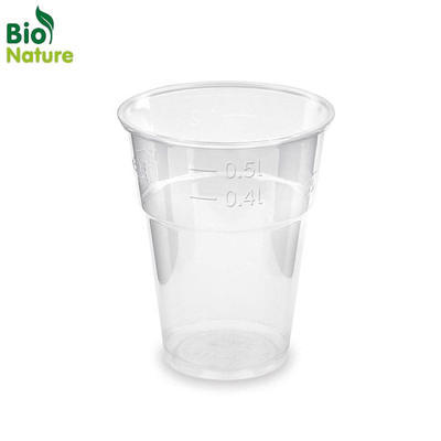 Téglik na pitie z bioplastu zúžený, 0,3 l - PR 84 x V 107 mm - 50 ks