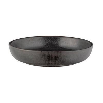Porcelánový riad Ebony, tanier plytký okrúhly - pr. 26,5 cm - 2