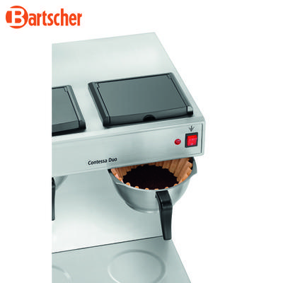 Kávovar Contessa Duo Bartscher, 2 x 2 litre - 430 x 400 x 520 mm - 2,8 kW / 230 V - 2
