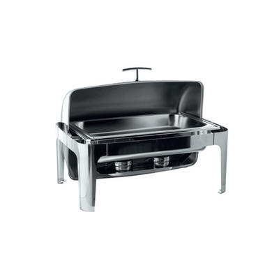 Chafing dish GN 1 / 1-65 mm s rolltopom kombi, GN 1/1-65 mm - 500W topenie - 67 x 41 x 44 cm - 2