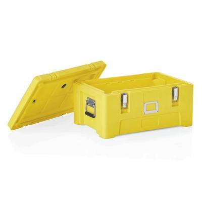 Transportný termobox GN 1/1 žltý, GN 1/1 - 63 x 43 x 31 cm - 51,5 x 30,5 x 23 cm - 2