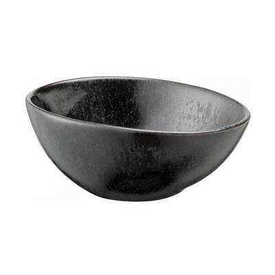 Porcelánový riad Ebony, tanier plytký ovál - 25 x 20,6 cm - 3