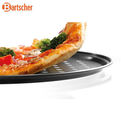 Plech na pizzu 290 mm dierovaný Bartscher, 325 x 325 x 10 mm - 0,26 kg - 3