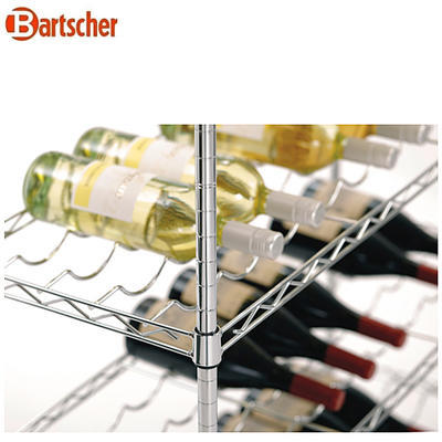 Regál na víno Bartscher, 915 x 355 x 1370 mm - 100 - 130 ks fliaš - 12,5 kg - 3