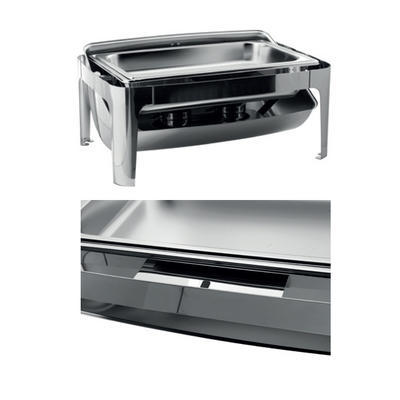 Chafing dish GN 1 / 1-65 mm s rolltopom kombi - 3