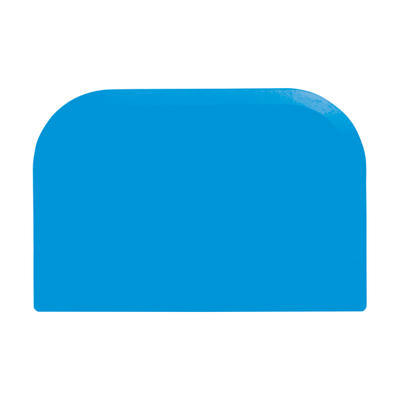 Cukrárska karta modrá, tvar tunel - 15,5 x 10,2 cm - 3