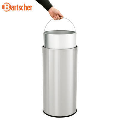 Odpadkový kôš s výklopným vekom Bartscher, 350 x 350 x 750 mm - 50 l - 6,3 kg - 4/4