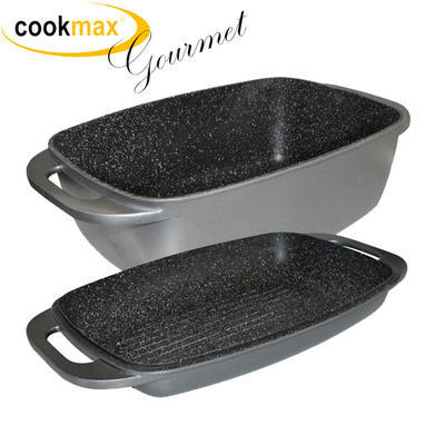 Pekáč XXL s vrchnákom Cookmax Gourmet, 42,8 x 26,2 cm - 7,8 l - 12,2 cm - 4