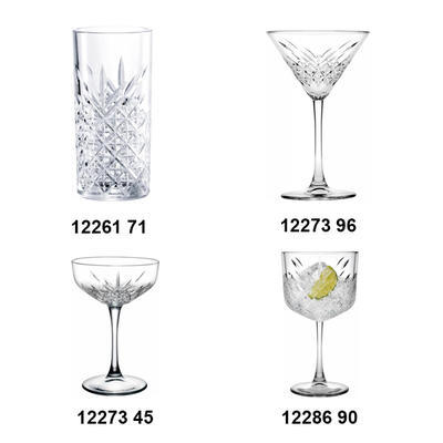 Poháre na koktaily Timeless, pohár úzký / martini - 230 ml - 8,2/11,6 x 17,2 cm - 6/7